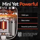 Moonval Mini Electric Shaver, USB Rechargeable Waterproof Portable Razor for Home, Car & Travel