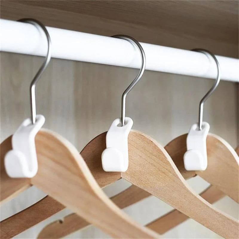 Moonval Hanger Connector Hooks, Space-Saving Closet Extender Hooks for Clothes Hangers