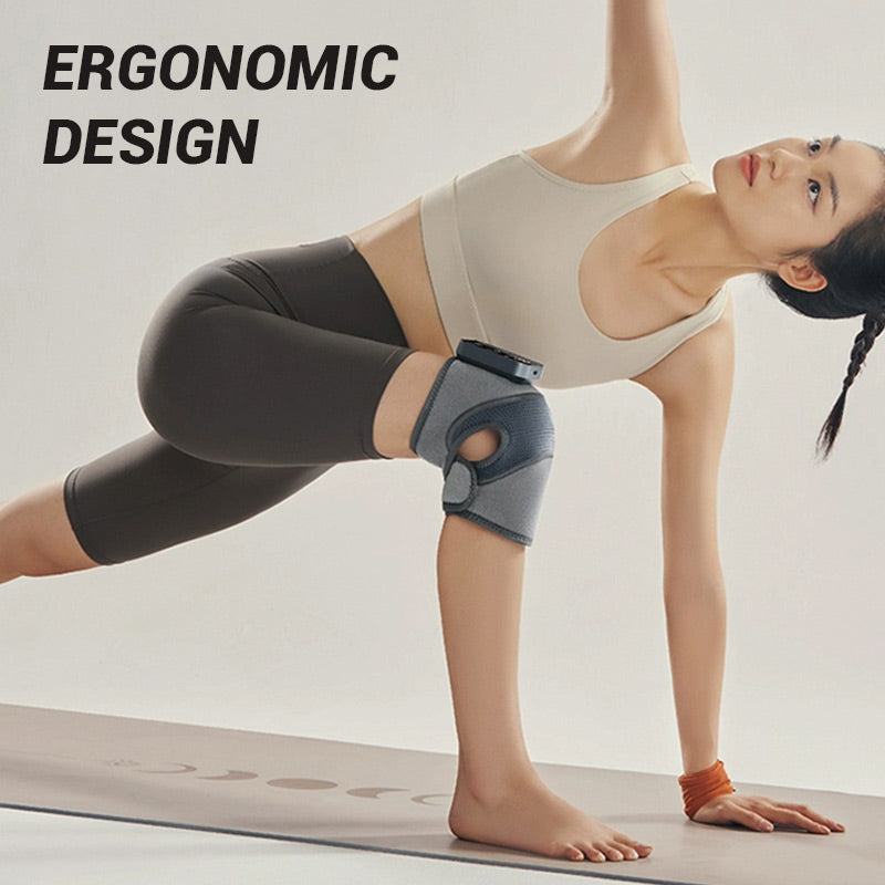 Moonval Heated Knee Massager, Electric Knee Wrap with Heat & Vibration Massage for Daily Comfort