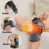 Moonval Heated Knee Massager, Electric Knee Wrap with Heat & Vibration Massage for Daily Comfort
