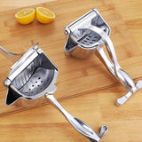 Moonval Stainless Steel Citrus Juicer, Heavy-Duty Manual Lemon & Lime Fruit Press