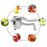 Moonval Stainless Steel Citrus Juicer, Heavy-Duty Manual Lemon & Lime Fruit Press
