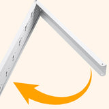 Moonval Wall-Mounted Folding Drying Rack, Retractable Space-Saving Clothes Airer