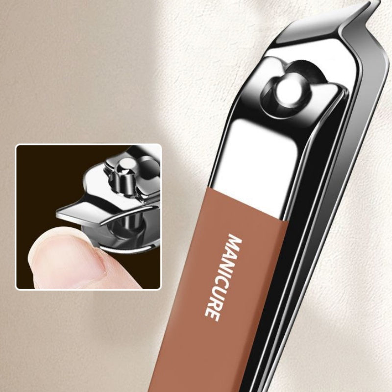 Moonval 7-Piece Manicure Set, Portable Nail Clipper Grooming Kit with Travel Case