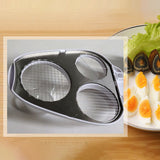 Moonval 3-in-1 Egg Slicer, Multifunction Food Cutter for Eggs, Mushrooms & Soft Fruits