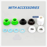 Moonval Faucet Water Filter, Dual-Mode Tap Purifier with Washable Cartridge & Adapters