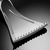 Moonval Stainless Steel Fish Scaler, Sharp Fish Scale Remover Tool with Ergonomic Handle