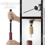 Moonval Air Pump Bottle Opener, Pneumatic Cork Remover for Wine Bottles