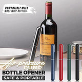 Moonval Air Pump Bottle Opener, Pneumatic Cork Remover for Wine Bottles