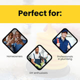 Moonval Mini Drain Plunger, Compact Sink & Bathroom Drain Clog Remover with Strong Suction