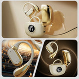 Moonval AI Translation Earbuds, Wireless Noise-Cancelling Bluetooth Translator Headphones