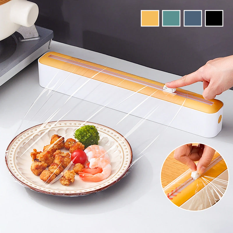 Moonval 3-in-1 Magnetic Wrap Dispenser with Cutter for Foil, Film and Baking Paper