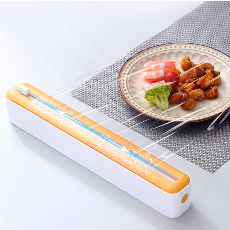 Moonval 3-in-1 Magnetic Wrap Dispenser with Cutter for Foil, Film and Baking Paper