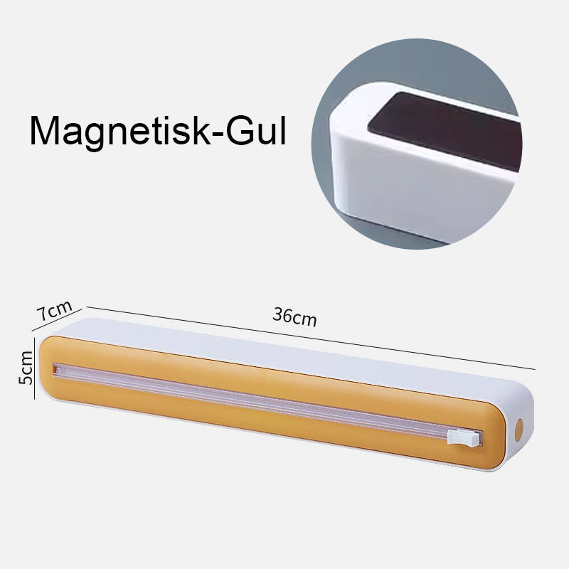 Moonval 3-in-1 Magnetic Wrap Dispenser with Cutter for Foil, Film and Baking Paper