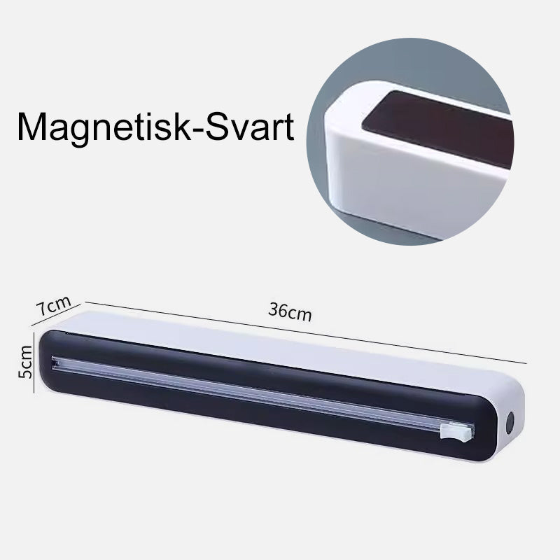 Moonval 3-in-1 Magnetic Wrap Dispenser with Cutter for Foil, Film and Baking Paper
