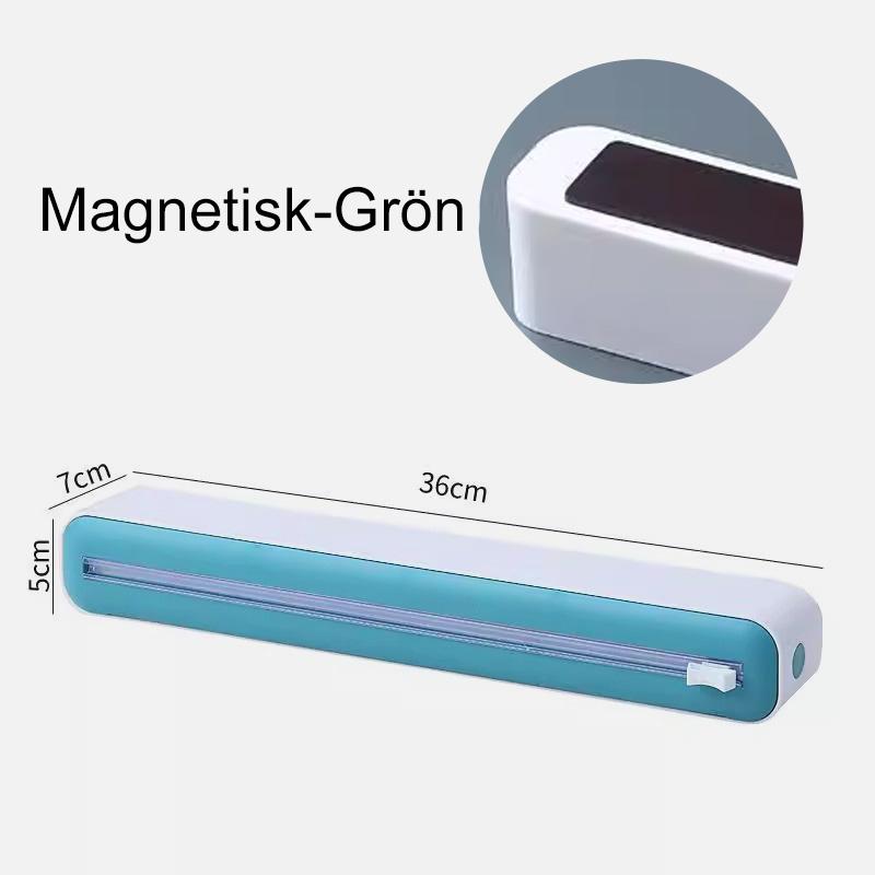 Moonval 3-in-1 Magnetic Wrap Dispenser with Cutter for Foil, Film and Baking Paper