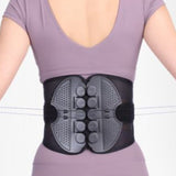 Moonval Adjustable Lumbar Support Belt, Breathable Back Brace for Waist Support & Daily Comfort