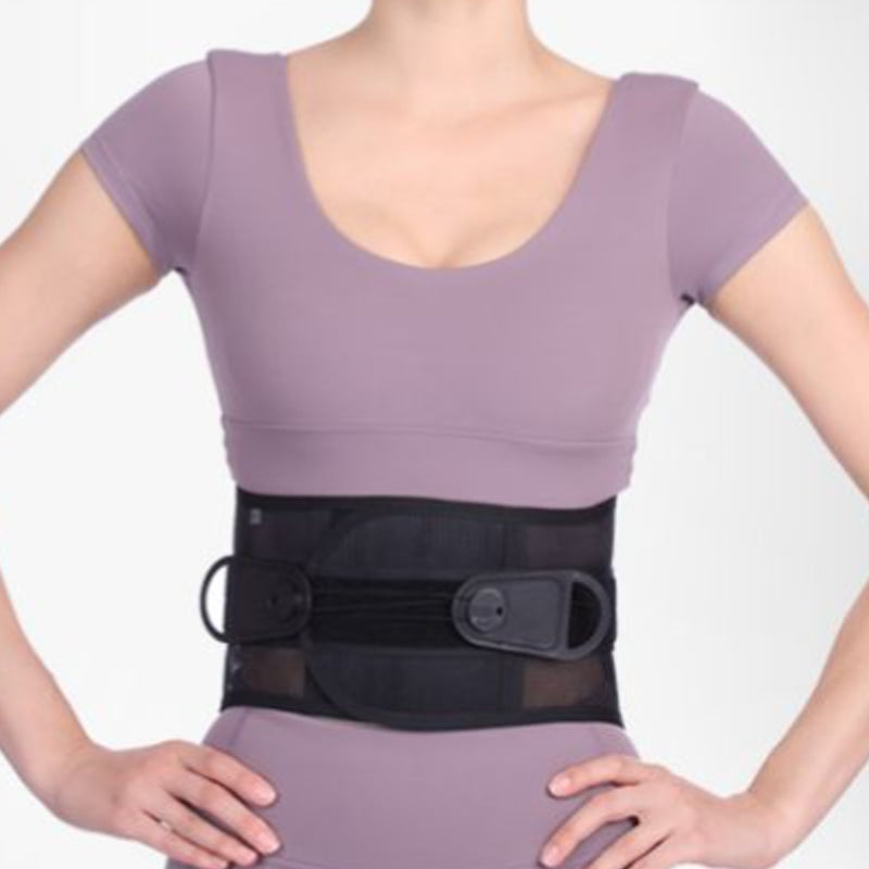 Moonval Adjustable Lumbar Support Belt, Breathable Back Brace for Waist Support & Daily Comfort