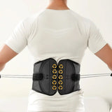 Moonval Adjustable Lumbar Support Belt, Breathable Back Brace for Waist Support & Daily Comfort