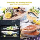Moonval Fish Scaler, Manual Stainless Steel Fish Scale Remover Kitchen Tool