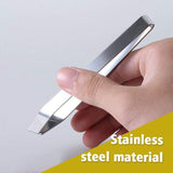 Moonval Fish Scaler, Manual Stainless Steel Fish Scale Remover Kitchen Tool