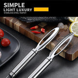 Moonval Fish Scaler, Manual Stainless Steel Fish Scale Remover Kitchen Tool