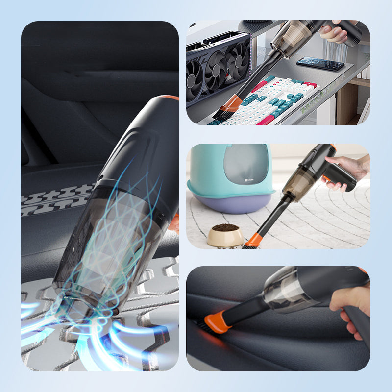 Moonval Cordless Car Vacuum, High-Suction Portable Handheld Vacuum Cleaner for Car, Home & Office