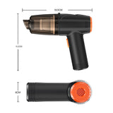 Moonval Cordless Car Vacuum, High-Suction Portable Handheld Vacuum Cleaner for Car, Home & Office