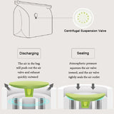 Moonval Vacuum Compression Storage Bags, 3D Space-Saving Vacuum-Free Storage Bags