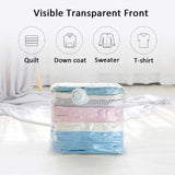 Moonval Vacuum Compression Storage Bags, 3D Space-Saving Vacuum-Free Storage Bags
