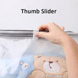 Moonval Vacuum Compression Storage Bags, 3D Space-Saving Vacuum-Free Storage Bags