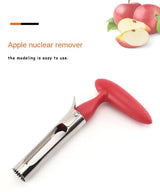 Moonval Fruit & Vegetable Corer, Stainless Steel Seed Remover for Peppers, Tomatoes & Produce