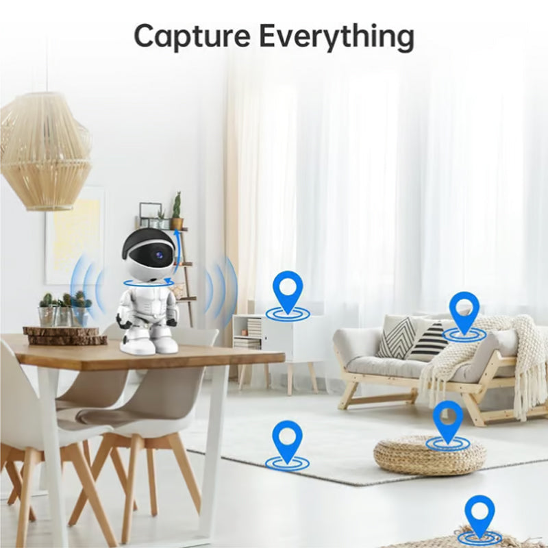 Moonval Wireless Indoor Security Camera, Smart AI Surveillance Camera with Motion Detection & Two-Way Audio