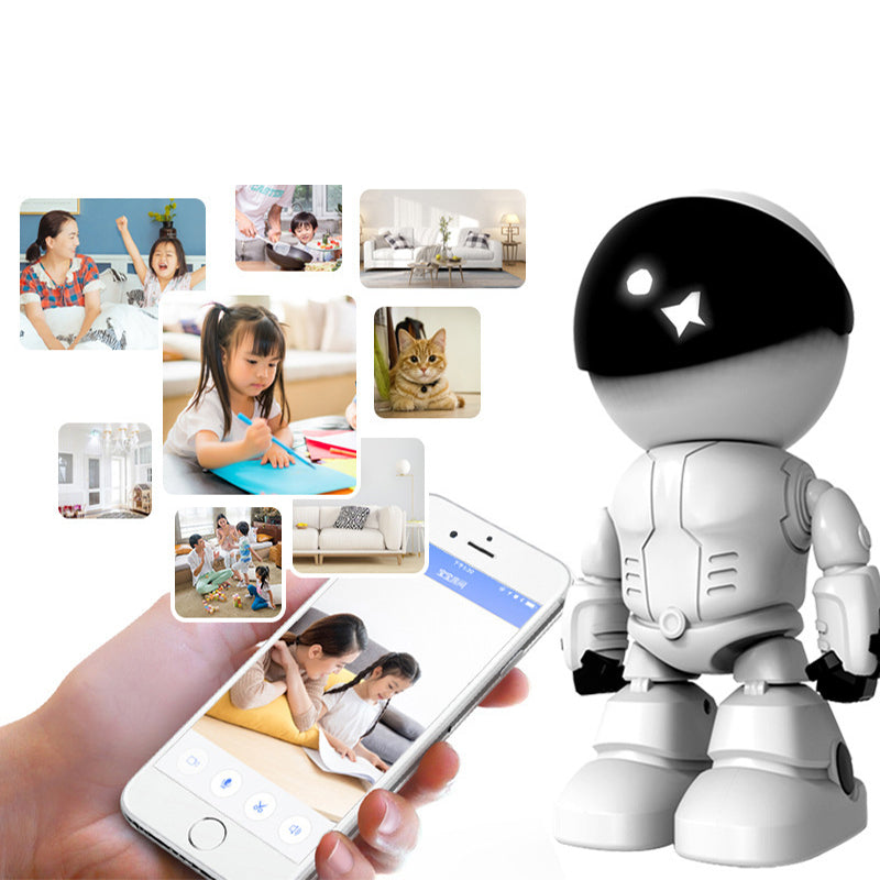 Moonval Wireless Indoor Security Camera, Smart AI Surveillance Camera with Motion Detection & Two-Way Audio