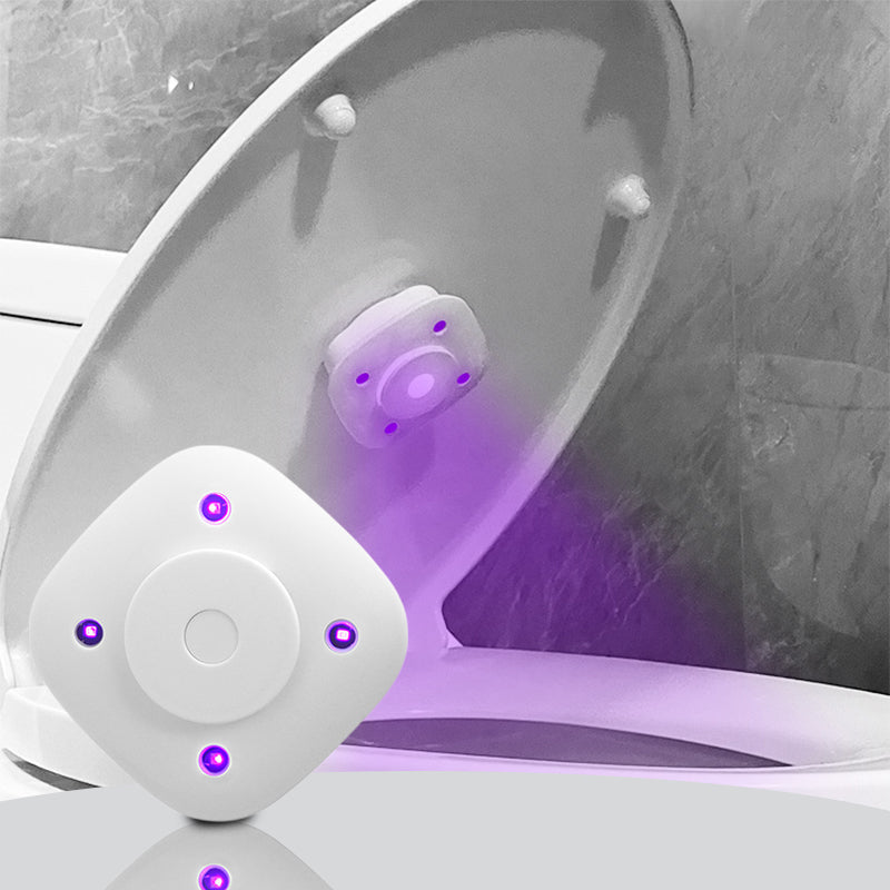Moonval UV Toilet Bowl Light, Motion-Activated LED Night Light for Bathroom with Automatic Illumination