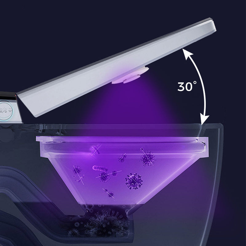 Moonval UV Toilet Bowl Light, Motion-Activated LED Night Light for Bathroom with Automatic Illumination