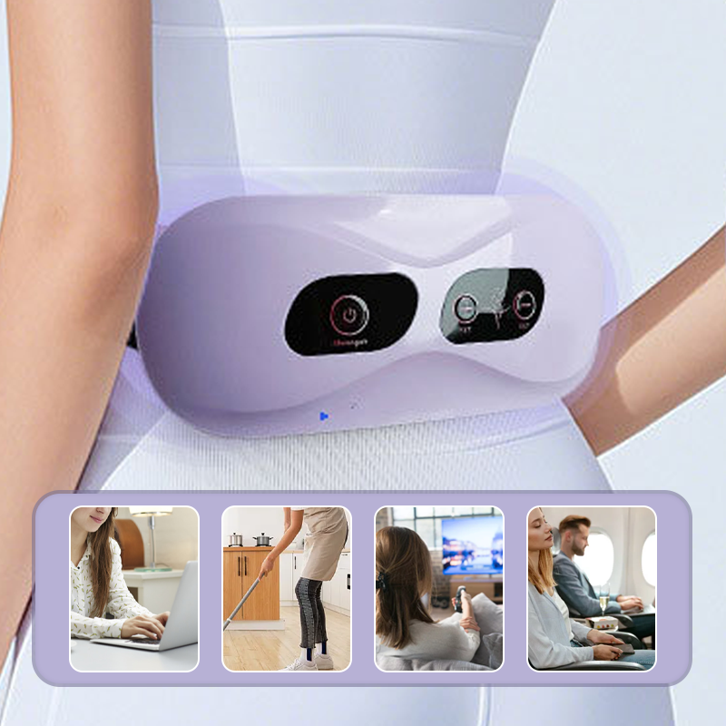 Moonval Handheld Body Massager, Portable Deep Tissue Massage Device with Adjustable Speed