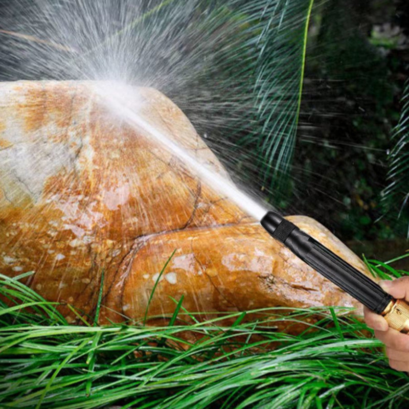 Moonval Metal Garden Spray Wand Nozzle, Long Reach High-Pressure Watering Sprayer for Lawn & Garden
