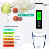 Moonval Water Quality Tester, Digital Multifunction TDS, EC & Temperature Meter for Drinking Water