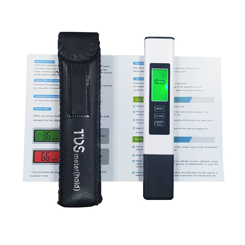 Moonval Water Quality Tester, Digital Multifunction TDS, EC & Temperature Meter for Drinking Water