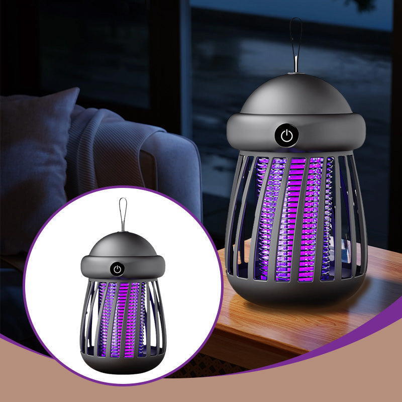 Moonval Rechargeable USB Bug Zapper, Portable Electric Insect Killer for Indoor & Outdoor Use
