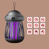 Moonval Rechargeable USB Bug Zapper, Portable Electric Insect Killer for Indoor & Outdoor Use
