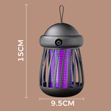 Moonval Rechargeable USB Bug Zapper, Portable Electric Insect Killer for Indoor & Outdoor Use