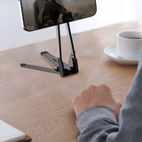 Moonval 4-in-1 Magnetic Phone Stand, Foldable MagSafe Tripod with Carabiner Clip