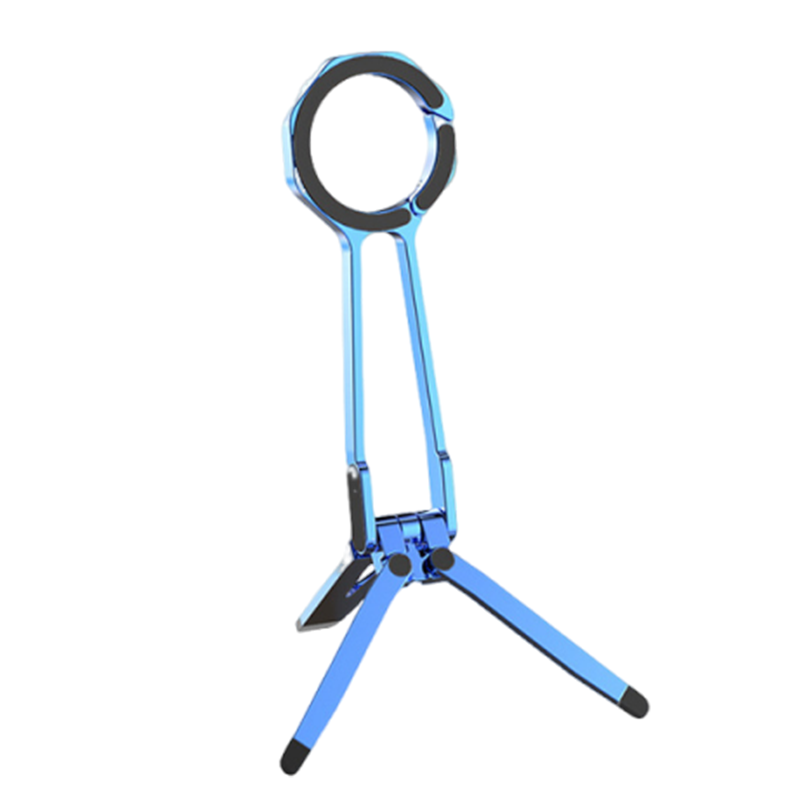 Moonval 4-in-1 Magnetic Phone Stand, Foldable MagSafe Tripod with Carabiner Clip