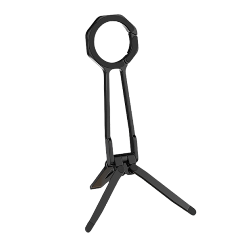 Moonval 4-in-1 Magnetic Phone Stand, Foldable MagSafe Tripod with Carabiner Clip