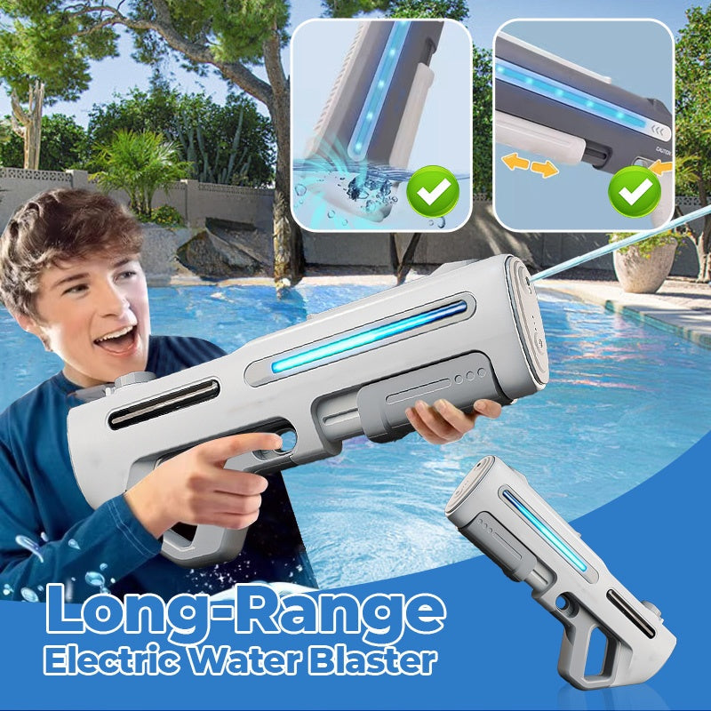 Moonval Long-Range Electric Water Sprayer, Rechargeable LED Pressure Washer Gun for Garden & Car Cleaning