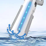 Moonval Long-Range Electric Water Sprayer, Rechargeable LED Pressure Washer Gun for Garden & Car Cleaning