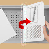 Moonval Multifunctional Cutting Board, 3-in-1 Chopping Tray with Grater & Drain Basket