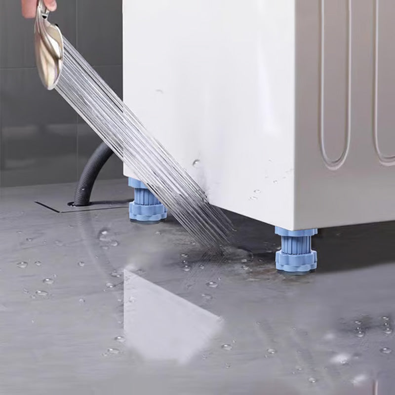 Moonval Adjustable Washing Machine Riser Pads, Anti-Vibration Height Extenders (Set of 4)